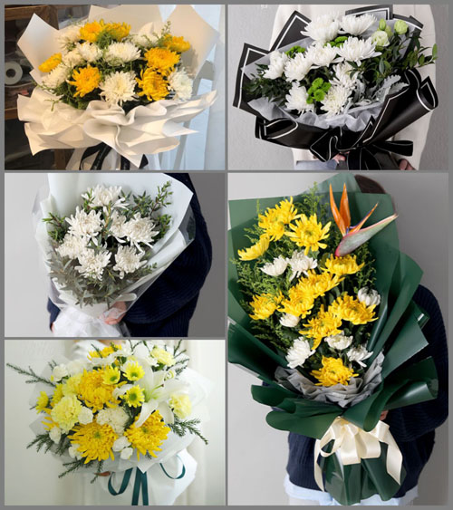 西藏日喀则市岗巴县岗巴镇白事花束代送